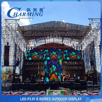 Location polyvalente de mur de 256x128 LED, écran extérieur de SMD1921 LED à louer