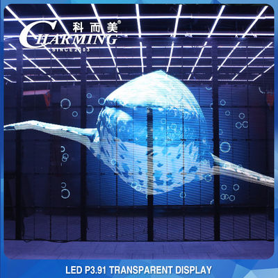 230W Écran de mur vidéo transparent extérieur à LED IP65 étanche
