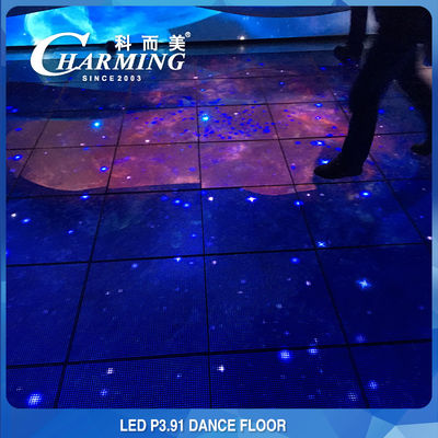 LED  Floor Tiles Screen Panel RGB  Led Floor Tile Display Screen Waterproof IP65 3840Hz Support Weeding Dance Show
