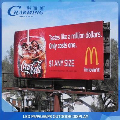 Alliage d'aluminium de l'affichage 2K/4K de mur visuel extérieur à C.A. 110/220V LED