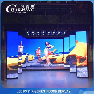 Mur visuel d'intérieur du bit LED 14-16, affichage à LED d'intérieur de location de P3.91 IP42