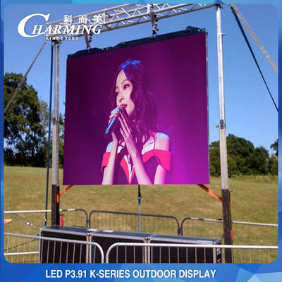 Écrans antiusure de P3.91 4K LED pour des événements, location visuelle antichoc d'affichage de mur