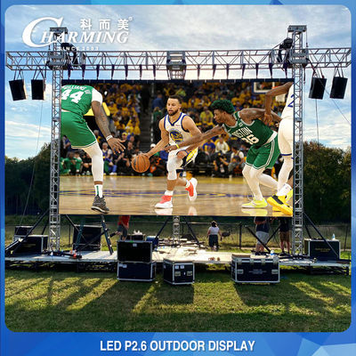 affichage visuel de mur des événements LED de l'étape 256x128 anti collision P2.6 P3.91 P4.81
