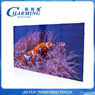 Avant antipoussière IP65/Back IP42 LED de mur visuel transparent de P3.91