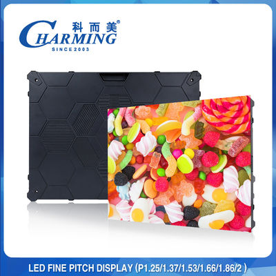 l'affichage à LED fixe d'intérieur de 64x48CM P1.5/P1.8/P2/P2.5 4K régénèrent ultra mince