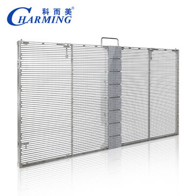 Écran transparent extérieur 1000x500mm du haut mur visuel transparent LED de la perméabilité LED