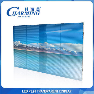 4k affichage de location visuel transparent extérieur de l'écran P3.91 500X1000mm