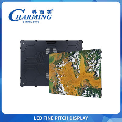 Écran LED modulaire d'intérieur pour installation fixe, rafraîchissement 8K, accès frontal magnétique, prêt pour l'épissure multi-tailles