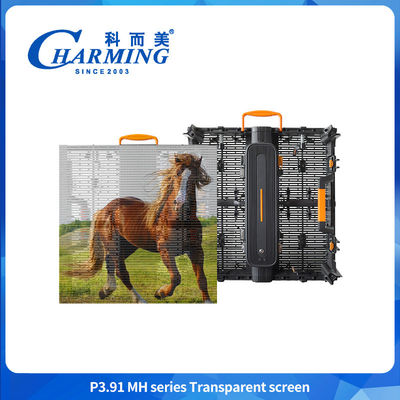 Résistant à l'eau 4K Led Video Wall Haute luminosité 3,91 mm Location extérieure Transparent