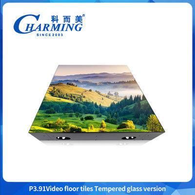 Écran à tuile LED Scène 3D Affichage dynamique Shopping Mall Bar Plancher Écran à couleur LED
