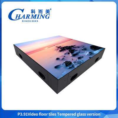 IP65 Plancher de danse de discothèque Pixel Pith P3.91MM Carreaux de plancher de danse éclairés