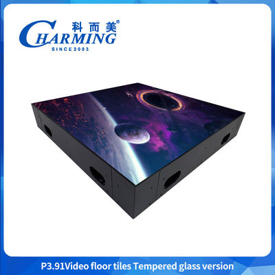 HD Indoor P3.91 Écran d'affichage LED portable 3D LED pour le sol de danse