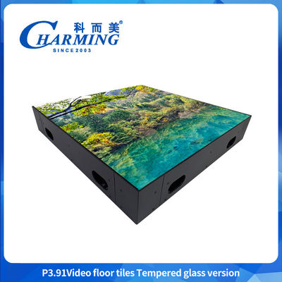 500X500Mm Indoor P3.9 Interactive Stage Dance Floor led mur vidéo Affichage Vidéo Carreaux Écran Pour les événements de bar Salon de commerce