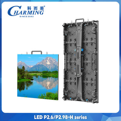 Intérieur P2.6 Location écran LED alliage d'aluminium entretien avant LED mur vidéo