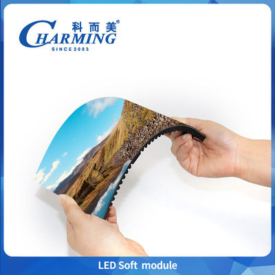Full Color P1.86/P2/P2.5/P3.076 Module souple LED intérieur haute luminosité 800 Hz pour écran cylindrique