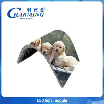 Module flexible P2-P3.076 Module doux à LED intérieur 16 bits Grise à grande échelle pleine couleur Pour le centre commercial