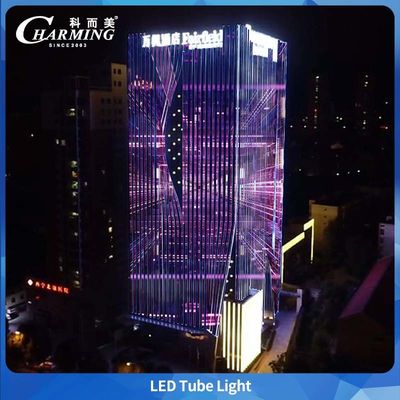 U38 Lumière à tubes à LED en alliage d'aluminium RGB DC24V SPI Contrôle pour bâtiment