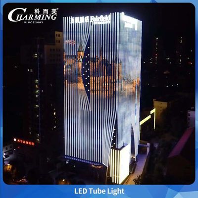 Tube lumineux LED extérieur U38-500 5.5w 500*38*58MM SMD5050 alliage d'aluminium + PC pour bâtiment extérieur