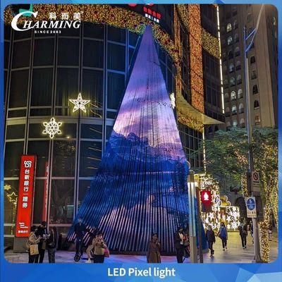 Lumière LED pixel pour sapin de Noël étanche extérieur IP65 RGB SMD3535, éclairage de façade