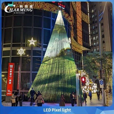2025 Produit populaire Pixel Light SMD3535 avec PC Shell + Shell de surface transparente pour le bâtiment comme éclairage d'arbre de Noël