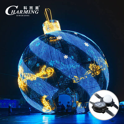 CM-40C High-Brightness Pixel Light φ40x15.2mm RGB IP66 PC Shell Idéal pour les panneaux d'affichage et l'éclairage des ponts