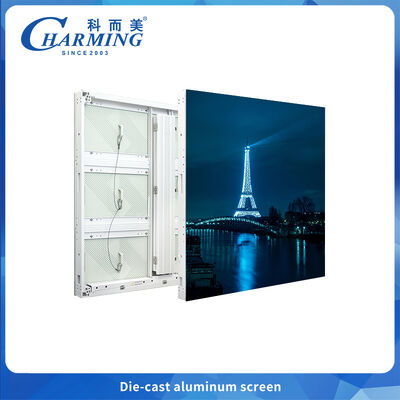 Hard-wired P6 Led Screen 3m X 2m Billboard Outdoor 960*960 Architecture Advertising