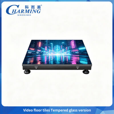 carrelages visuels visuels de la haute performance P3.91 LED de 500x1000mm/piste de danse interactive en verre trempé
